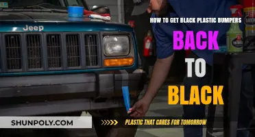 Restore Black Plastic Bumpers: Easy DIY Tips for a Shiny Finish