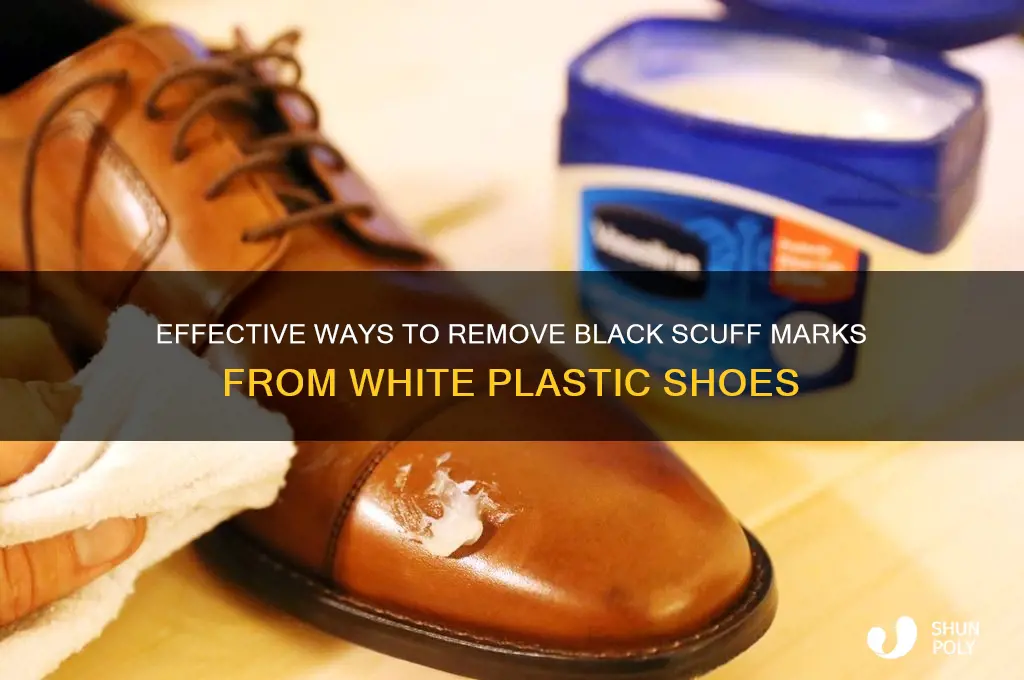 how to get black scuff marks off white plastic shoes