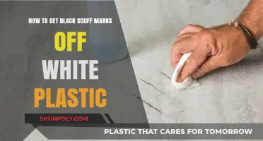 Remove Black Scuff Marks from White Plastic: Quick & Easy Tips