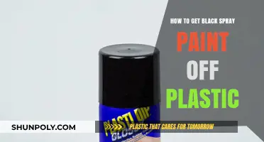 Effective Methods to Remove Black Spray Paint from Plastic Surfaces
