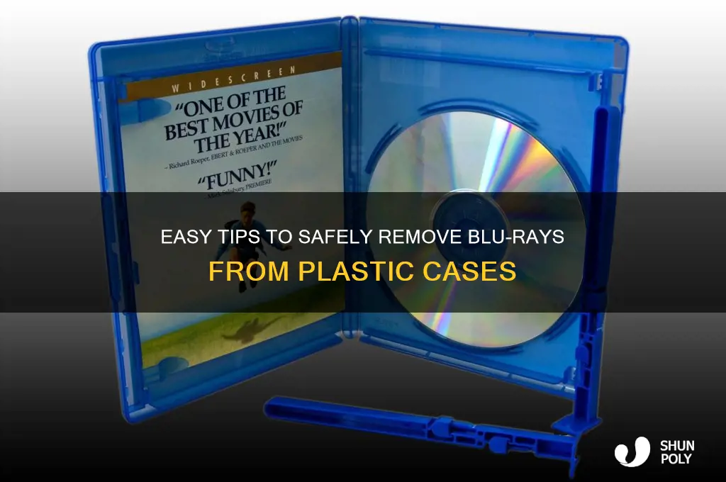 how to get blu rays out the plastic case