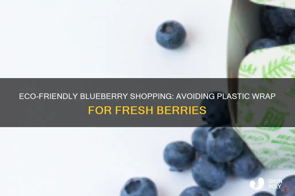 how to get blueberries not wrapped in plastic
