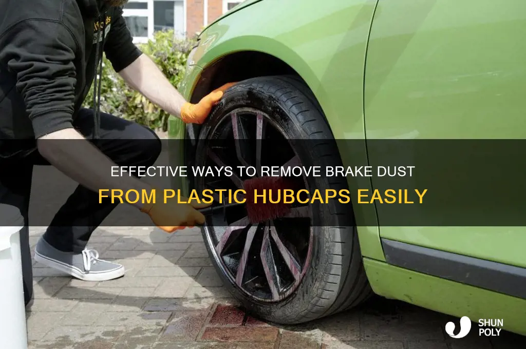 how to get brake dust off plastic hubcaps