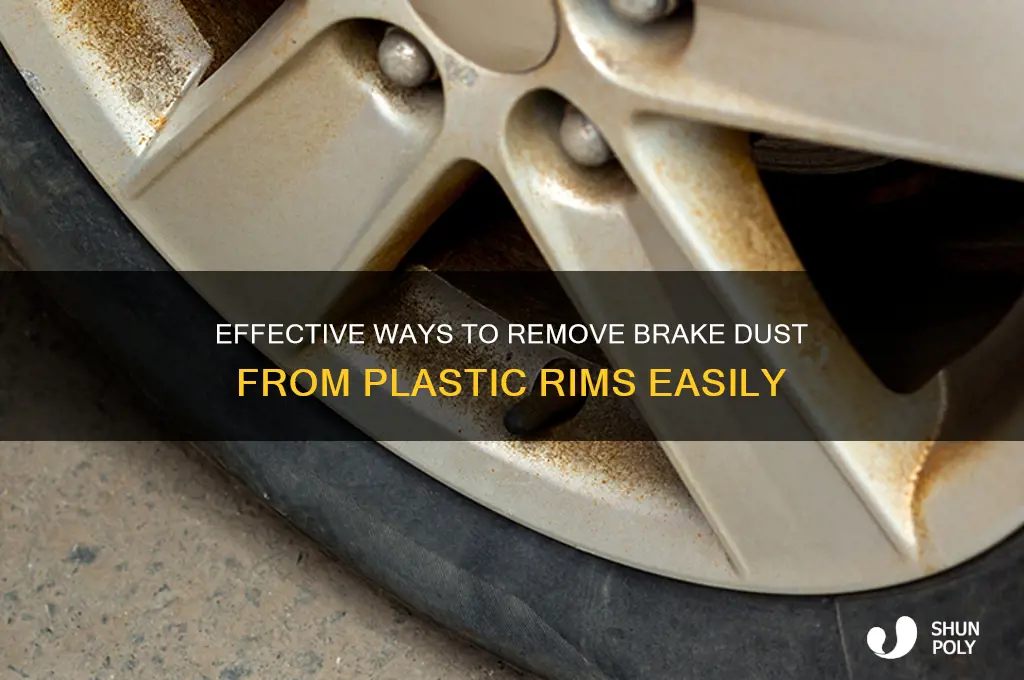 how to get brake dust off plastic rims