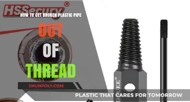 Efficiently Removing Broken Plastic Pipe from Threads: A Step-by-Step Guide