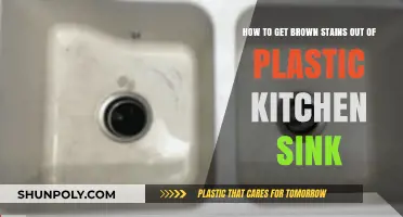 Effective Ways to Remove Brown Stains from Your Plastic Kitchen Sink