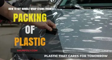 Effective Tips to Remove Bubble Wrap Stains from Plastic Packing