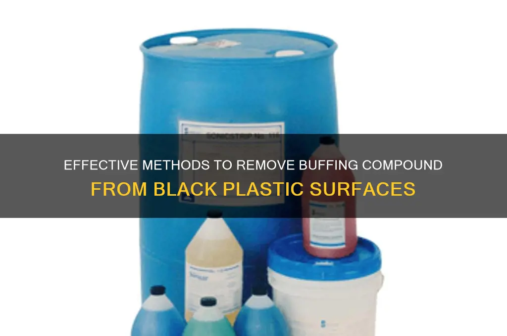 Effective Methods To Remove Buffing Compound From Black Plastic ...