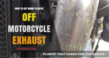 Effective Methods to Remove Burnt Plastic from Motorcycle Exhaust Pipes