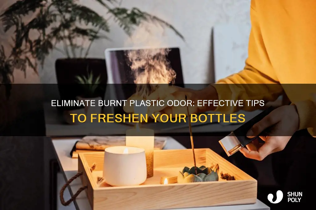 how to get burnt plastic smell out of bottles