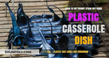 Effective Methods to Remove Burnt Stains from Hard Plastic Casserole Dishes