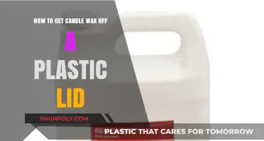 Easy Methods to Remove Candle Wax from Plastic Lids