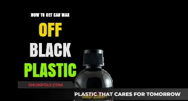 Effective Methods to Remove Car Wax from Black Plastic Surfaces