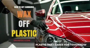 Effective Methods to Remove Carnauba Wax from Plastic Surfaces