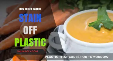 Effective Ways to Remove Carrot Stains from Plastic Surfaces Easily