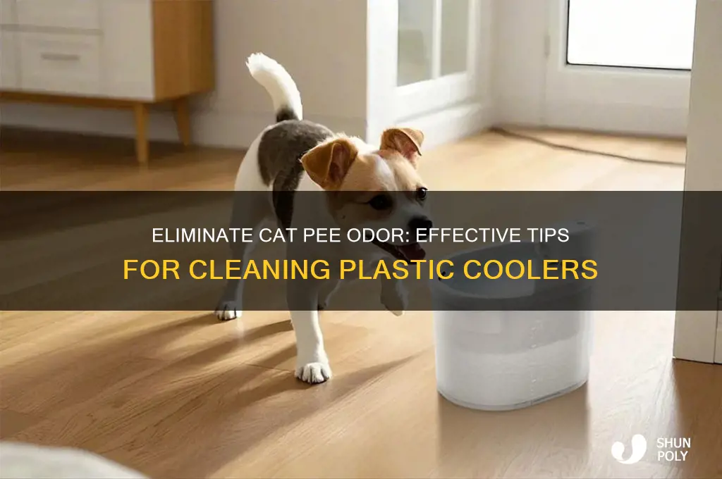 how to get cat pee smell out of plastic cooler