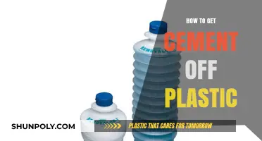 Effective Methods to Remove Cement from Plastic Surfaces Easily