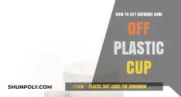 Quick Fixes: Removing Chewing Gum from Plastic Cups Easily