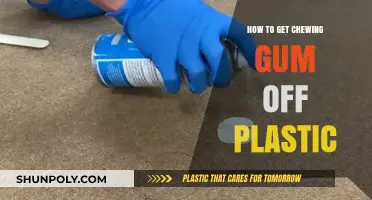 Effective Ways to Remove Chewing Gum from Plastic Surfaces Easily