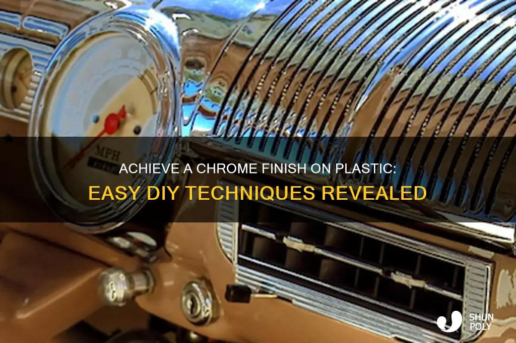 how to get chrome look on plastic