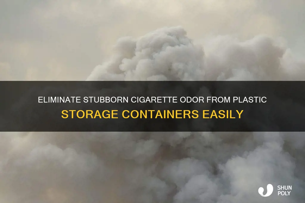 How To Get Cigarette Smell Out Of Plastic