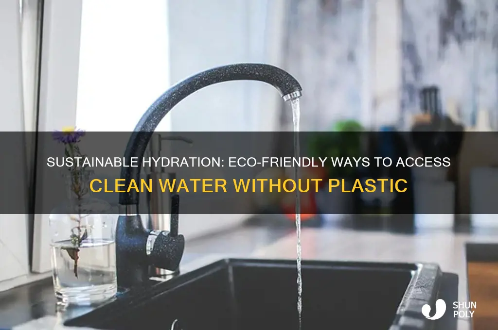 how to get clean water without plastic