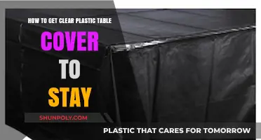 Keep Your Clear Plastic Table Cover in Place: Simple Tips and Tricks