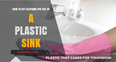 Effective Ways to Remove Clothing Dye Stains from Plastic Sinks