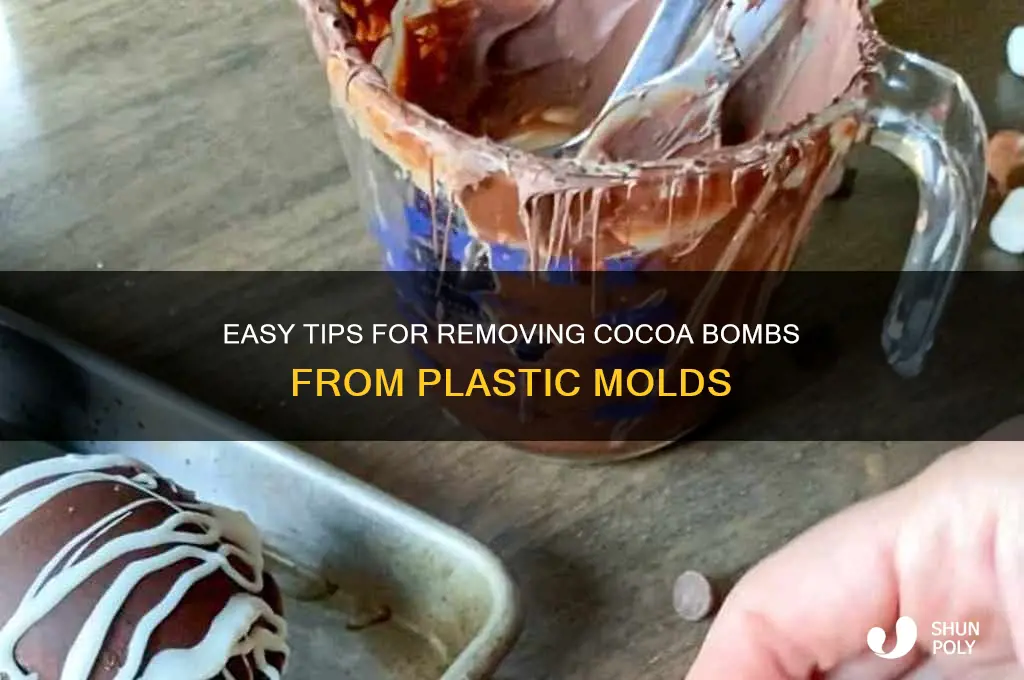 how to get cocoa bombs out of plastic molds