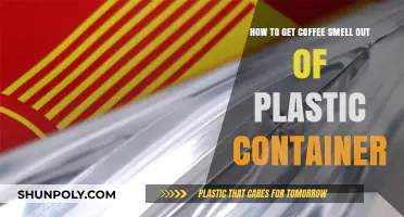 Eliminating Coffee Odor from Plastic Containers
