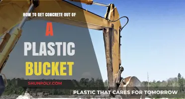 Effective Methods to Remove Concrete from Plastic Buckets Easily