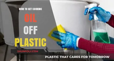 Effective Ways to Remove Cooking Oil Stains from Plastic Surfaces