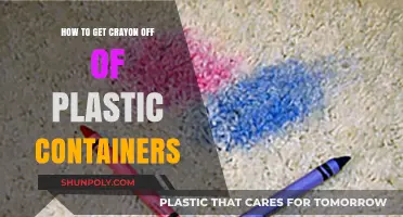 Removing Crayon Marks from Plastic Containers: Effective Methods