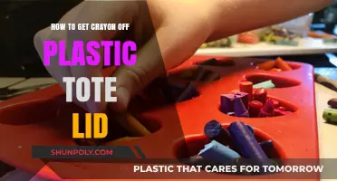 Effective Ways to Remove Crayon Stains from Plastic Tote Lids Easily