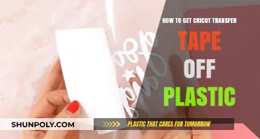 Easy Steps to Remove Cricut Transfer Tape from Plastic Surfaces