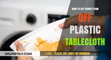Effective Tips to Remove Curry Stains from Plastic Tablecloths Easily