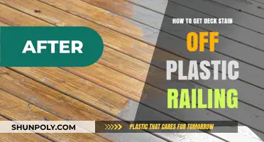 Effective Methods to Remove Deck Stain from Plastic Railings Easily