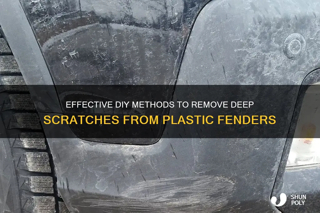 how to get deep scratches out of a plastic fender