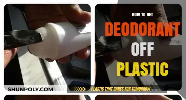 Effective Methods to Remove Deodorant Stains from Plastic Surfaces Easily