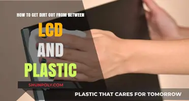 Effective Techniques to Remove Dirt Between LCD and Plastic Surfaces
