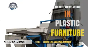 Effective Tips to Remove Dirt from Grain in Plastic Furniture
