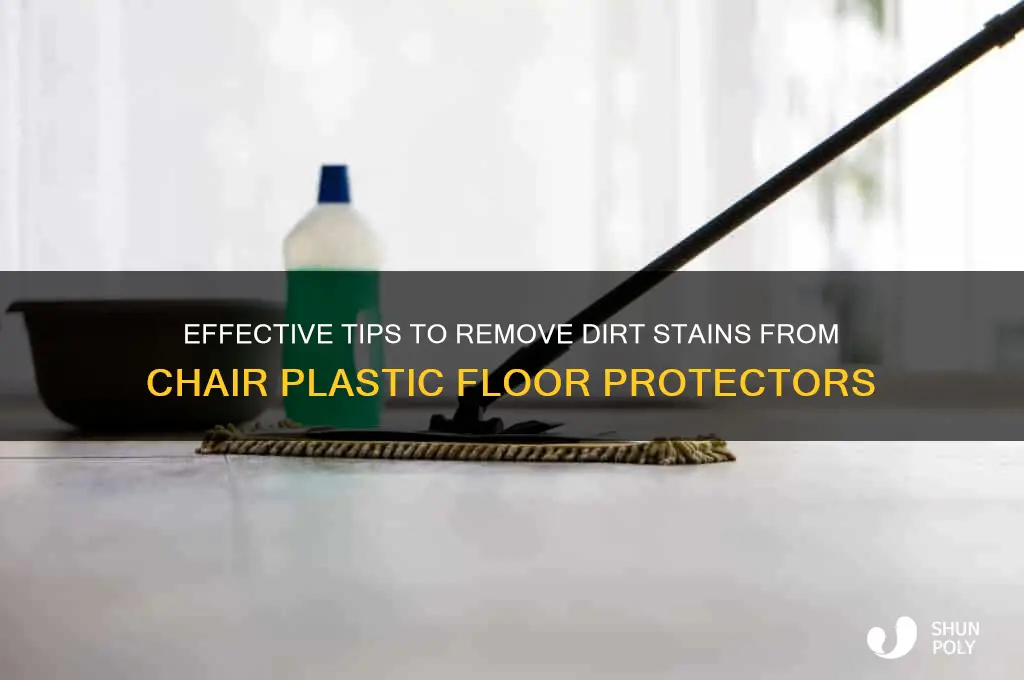 how to get dirt stains off chair plastic floor protector