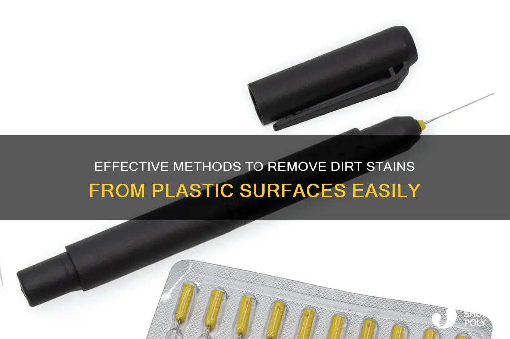 how to get dirt stains off plastic