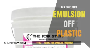 Effective Methods to Remove Dried Emulsion from Plastic Surfaces