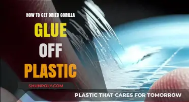 Effective Methods to Remove Dried Gorilla Glue from Plastic Surfaces