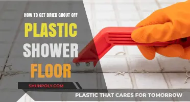 Effective Ways to Remove Dried Grout from Plastic Shower Floors