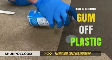 Effective Methods to Remove Dried Gum from Plastic Surfaces Easily