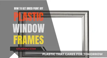 Removing Dried Paint from Plastic Window Frames: Effective Methods