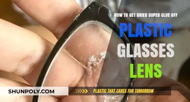 Easy Fixes: Removing Dried Super Glue from Plastic Glasses Lenses