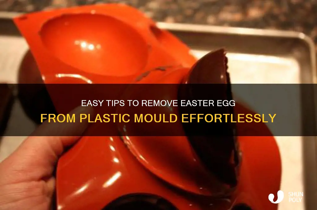 how to get easter egg out of plastic mould